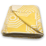 Recycled Cotton Blanket - Yellow Parasol - Clare Laughland at Home 