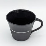 Wide porcelain cup - Black
