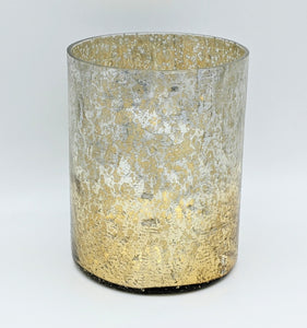 Hurricane vase - gold/silver