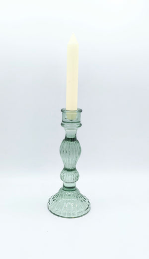 Glass candle stick