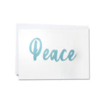 Hand-cut greetings cards of good cheer - Peace - Clare Laughland at Home 